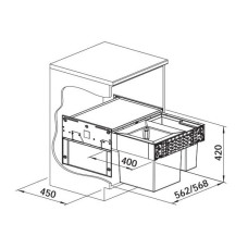 Система сортування сміття Blanco SELECT II Big 60/2 528147