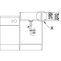 Кухонна мийка Blanco PANOR 60 (514486) глянсовий білий