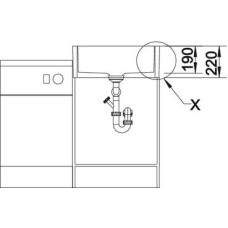 Кухонна мийка Blanco PANOR 60 (514486) глянсовий білий