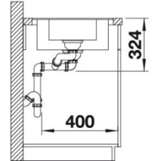 Кухонна мийка Blanco METRA 6 S-F (519115) білий