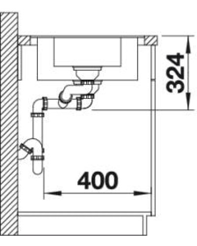 Кухонна мийка Blanco METRA 6 S-F (519115) білий