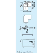 Кухонна мийка Blanco METRA 9E (515568) білий