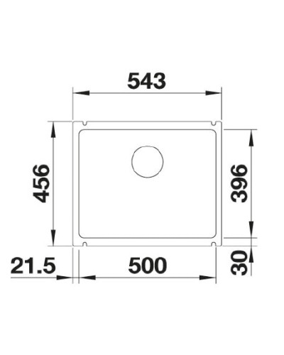 Кухонна мийка Blanco SUBLINE 500-U (514506) глянцевий білий