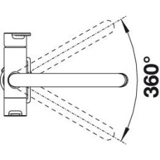 Кухонний змішувач Blanco TRIMA (520840) хром