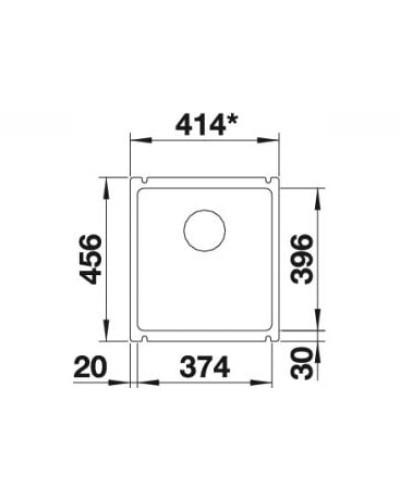 Кухонна мийка Blanco SUBLINE 375-U (516035) глянцевий білий