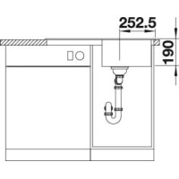 Кухонна мийка Blanco LEGRA 45S (522206) кава