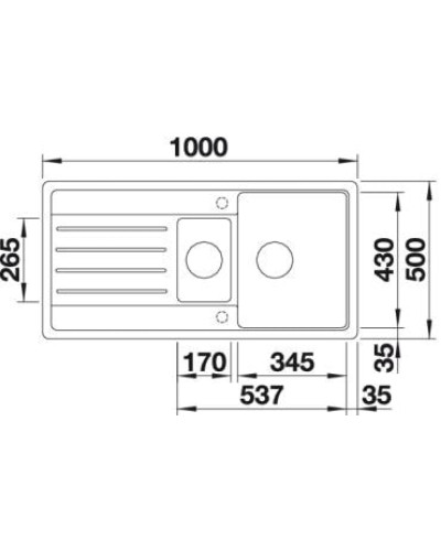 Кухонна мийка Blanco LEGRA 6S (522212) кава