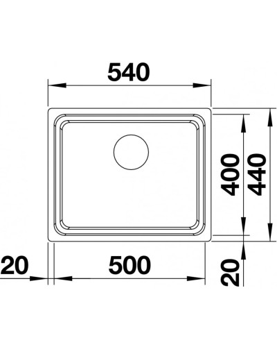 Кухонна мийка Blanco ETAGON 500-U (521841)