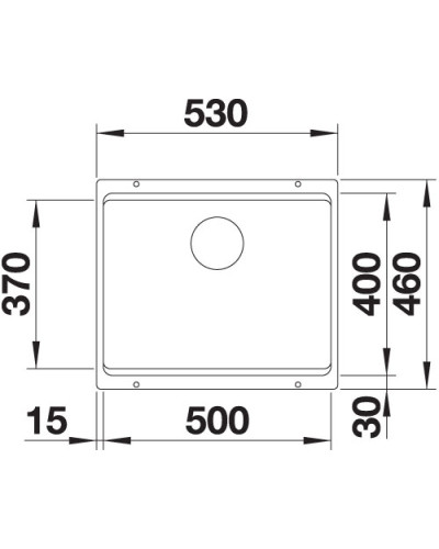 Кухонна мийка Blanco ETAGON 500-U (522227) антрацит