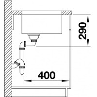 Кухонна мийка Blanco ANDANO 500-U (522967)