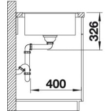 Кухонна мийка Blanco METRA XL 6 S-F (518883) темна скеля