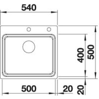 Кухонна мийка Blanco ETAGON 500-IF/A (521748)