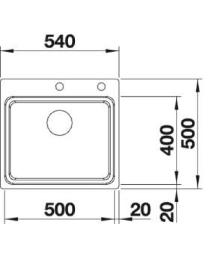 Кухонна мийка Blanco ETAGON 500-IF/A (521748)