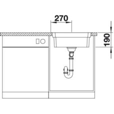 Кухонна мийка Blanco ETAGON 500-IF/A (521748)