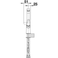 Кухонний змішувач Blanco AVONA-S (521284) кава