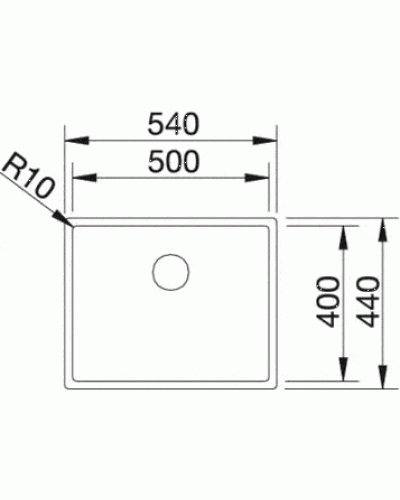 Кухонна мийка Blanco CLARON 500-U (521577)