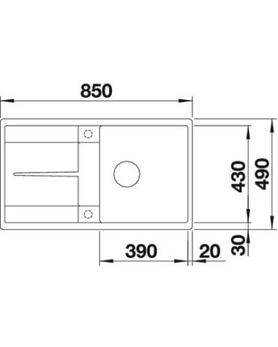 Кухонна мийка Blanco METRA 5 S-F (519099) білий