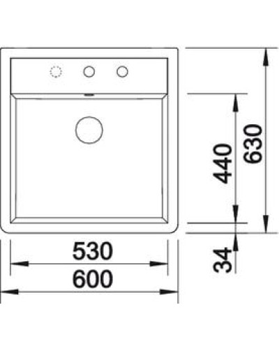 Кухонна мийка Blanco PANOR 60 (514501) глянцевий білий