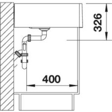 Кухонна мийка Blanco PANOR 60 (514501) глянсовий білий