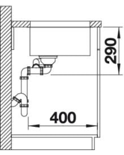 Кухонна мийка Blanco ANDANO 500/180-U (522991)