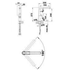 Кухонний змішувач Blanco AVONA-S (521277) хром