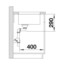 Кухонна мийка Blanco ANDANO 400-U (522959)