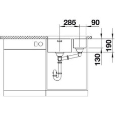 Кухонна мийка Blanco ANDANO 340/180-U (522979)