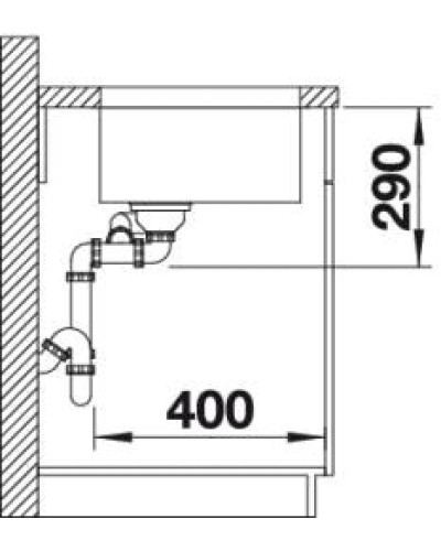 Кухонна мийка Blanco ANDANO 340/180-U (522979)