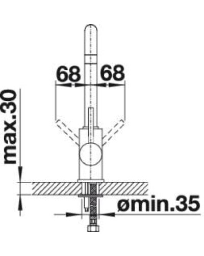 Кухонний змішувач Blanco MILI (523103) антрацит