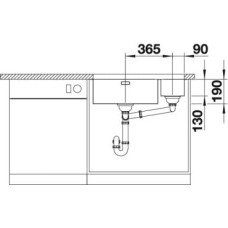Кухонна мийка Blanco ANDANO 500/180-U (522989)