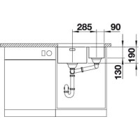 Кухонна мийка Blanco ANDANO 340/180-U (522977) 