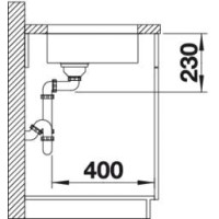Кухонна мийка Blanco ANDANO 180-U (522952)