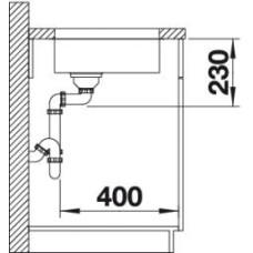 Кухонна мийка Blanco ANDANO 180-U (522952)