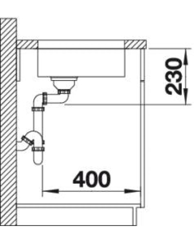 Кухонна мийка Blanco ANDANO 180-U (522952)