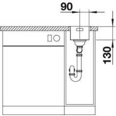 Кухонна мийка Blanco ANDANO 180-IF (522951)
