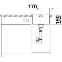 Кухонна мийка Blanco ANDANO 340-IF (522953)
