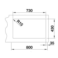 Кухонна мийка Blanco ANDANO 700-IF (522969)