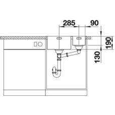 Кухонна мийка Blanco ANDANO 340/180-IF (522975)
