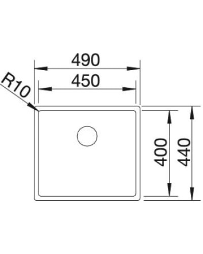 Кухонна мийка Blanco CLARON 450-U (521575)