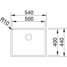 Кухонна мийка Blanco CLARON 500-IF (521576)