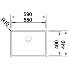 Кухонна мийка Blanco CLARON 550-IF (521578)