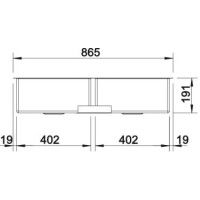 Кухонна мийка Blanco CLARON 400/400-IF (521617)