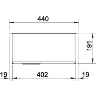 Кухонна мийка Blanco CLARON 400/400-IF (521617)