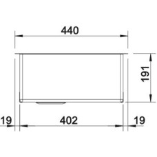 Кухонна мийка Blanco CLARON 400/400-IF (521617)