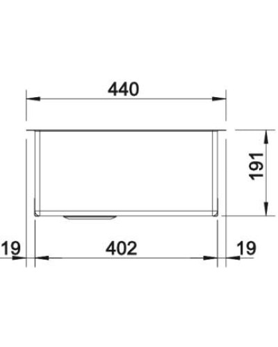 Кухонна мийка Blanco CLARON 400/400-IF (521617)