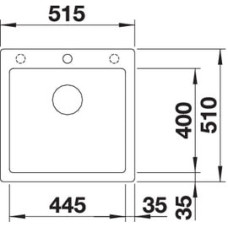 Кухонна мийка Blanco PLEON 5 (521504) антрацит