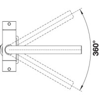 Кухонний змішувач Blanco FONTAS II (523136) сірий беж