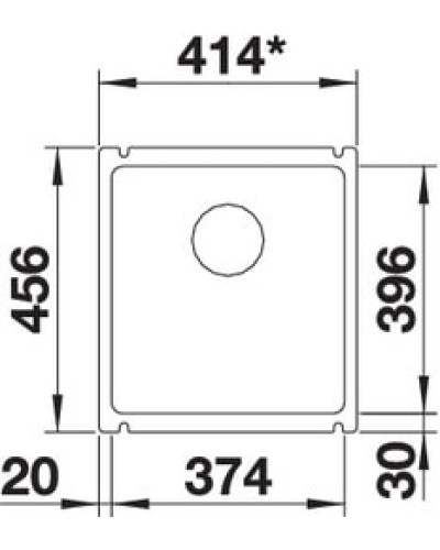 Кухонна мийка Blanco SUBLINE 375-U (523732) чорний