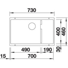 Кухонна мийка Blanco SUBLINE 700-U Level (523538) антрацит