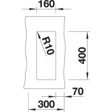 Кухонна мийка Blanco SUBLINE 160-U (523396) антрацит